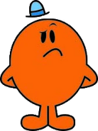 Mr. Tickle looking serious