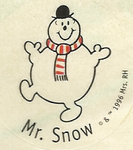 Mr. Snow Sticker