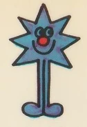 Mr. Sneeze as he appears on the back of the books circa 1971 to 1993