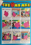 The Mr. Men comic "A Greedy Lesson For Fifty Pence" is re-released by Playhour