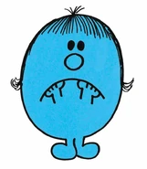 Poor girl. She's nervous