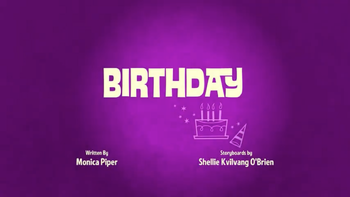 Birthday Title Card