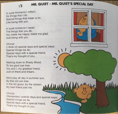 Mr. Quiet's Special Day