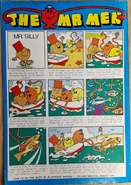 The final Mr. Men comic is printed by Playhour with a re-release the comic "Tickle Rods"