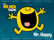 Mr. Happy in the Mr. Men Show