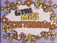 Little Miss Scatterbrain Titles