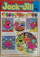 The Little Miss comic "A Clumsy Circus Helper" is re-released by Jack and Jill