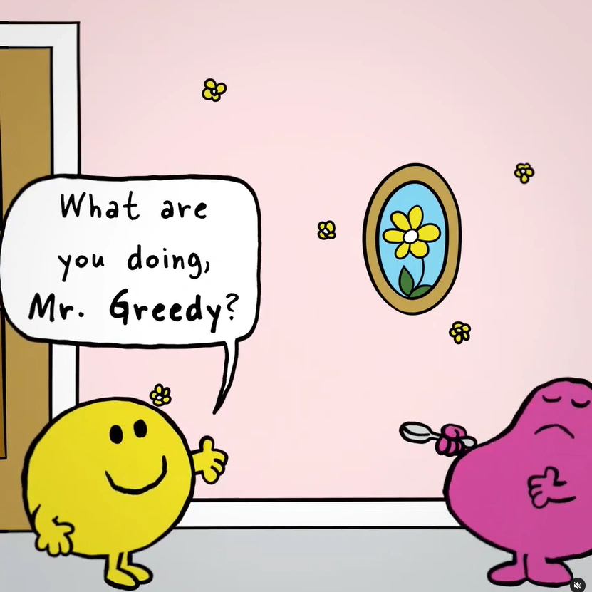 Mr. Greedy's Sports Day Practice | Mr. Men Wiki | Fandom