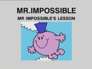 "Mr. Impossible's Lesson" premieres