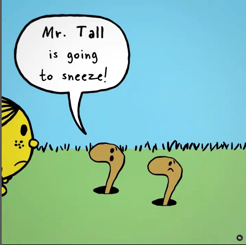 Mr. Tall's Sneeze Mr. Men Wiki Fandom