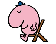 Mr. Lazy sitting on his deckchair