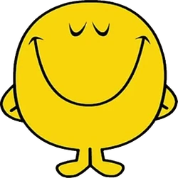 Happy transparent
