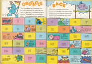 Mr. Men and Little Miss Annual 1985 Back inlay