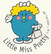 Little Miss Pretty Sticker