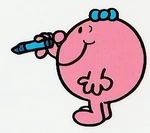 Drawing with a crayon