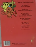 The back cover is the same as Mr. Happy's Dot-To-Dot