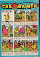 Mr. Men Playhour Comic November 17th 1984.jpg (914 KB) The Mr. Men comic "Mischievous Tickle Back-Fired" is re-released by Playhour