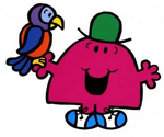 Mr. Chatterbox and the Parrot