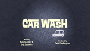 Car Wash Title Card