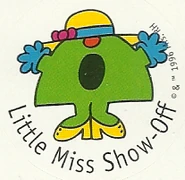 Little Miss Show-Off on a sticker