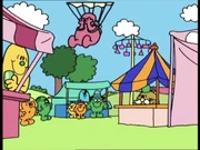 Where are her glasses?