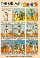 The Mr. Men comic, "Snow Crow" is released in Playhour