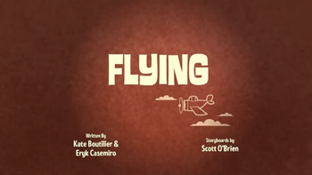 Flying Title Card