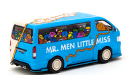 Tarmac Works 1-64 Toyota Hiace Widebody Mr. Men Little Miss 50th Anniversary with Oil Can - HOBBY64 other side