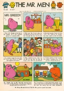 The Mr. Men comic, "Cool it Off, With Mr. Greedy" is released in Playhour