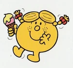 Little Miss Sunshine has ice cream