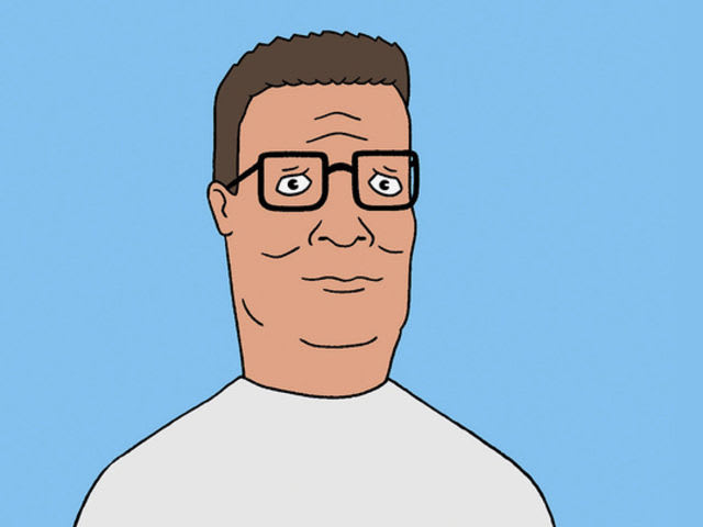 Making your favorite characters bald! on X: Hank Hill (King Of The Hill)   / X