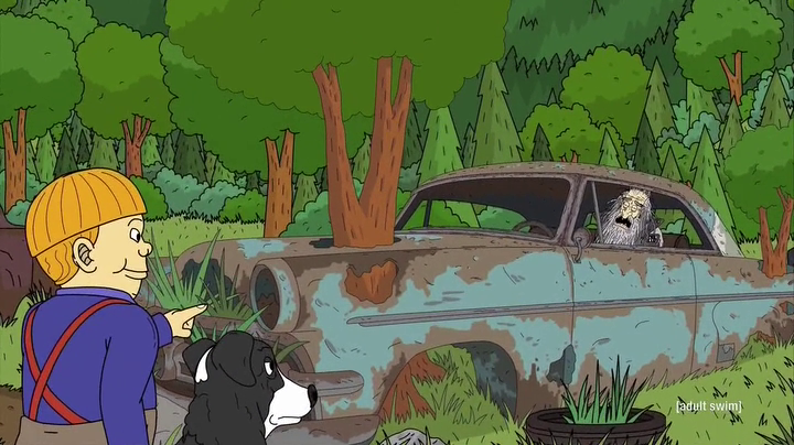 Why are there so many cute sequences in Mr Pickles? Didn't think