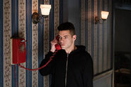 Elliot on the telephone