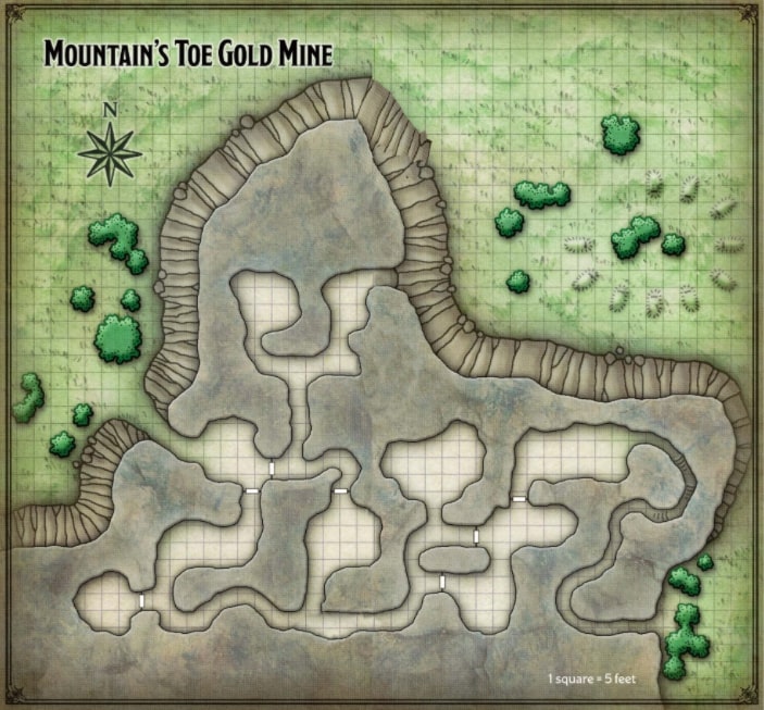 Mountain S Toe Gold Mine Dungeons Dragons Wiki Fandom