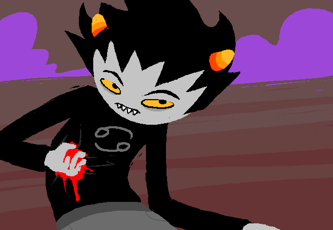 karkat vantas (homestuck) drawn by novahedron