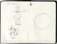 Further sketches, including of Tavros' Flarp paraphernalia.