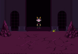 Meenah exits palace