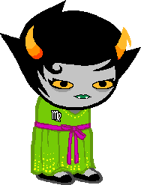 Kanaya's green dress.
