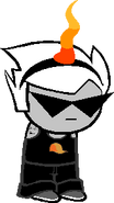 Dirk's trollsona intact.