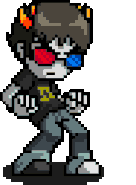Sollux's deliriously biznasty dance moves.