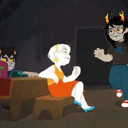 Vriska Waves to Rose