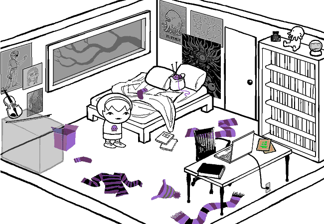 homestuck rose's living room