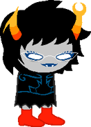 Aranea dressed as Mindfang.