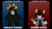 Diemen in the Friendsim Volume One character select screen (right)