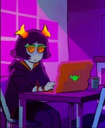 Unnamed cafe attendee from Hiveswap Friendship Simulator: Volume 6