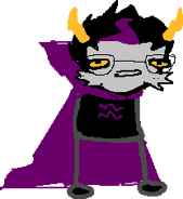 Eridan drawn by Caliborn for Homosuck.
