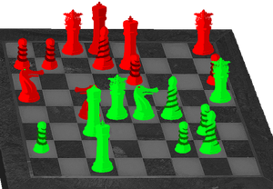 The chess set