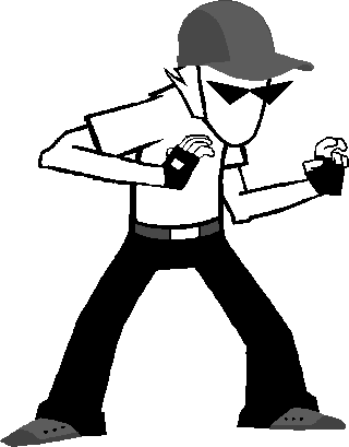 its bro strider from homestuck.