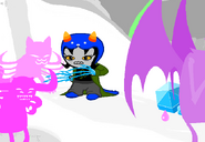 Nepeta about to slash some imps on LOLCAT