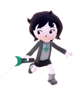 A 3D model of Joey from an earlier stage of development.